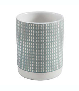 Bote de basura de cerámica UGG® Keira color gris/blanco