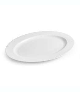 Platón ovalado Our Table™ Sawyer Rim color blanco