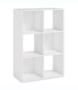 Mueble organizador de aglomerado Simply Essential™ con 6 compartimentos