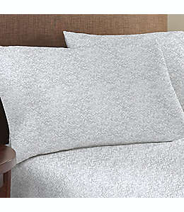 Fundas para almohadas estándar/queen Studio 3B™ de algodón de 825 hilos con estampado color gris, Set de 2