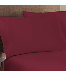 Fundas para almohadas estándar/queen Studio 3B™ de algodón y poliéster de 825 hilos color vino, Set de 2