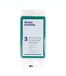 Esponjas de celulosa Simply Essential™ de uso pesado, 3 piezas