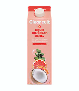 Repuesto de jabón para platos Cleancult® con aroma a albahaca y pomelo, 946.35 mL