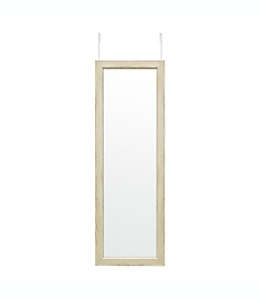 Espejo decorativo para puerta Simply Essential™ rectangular de 48.26 cm x 1.42 m color natural