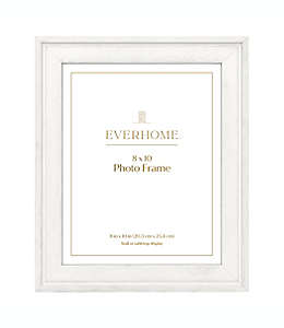 Portarretratos de madera Everhome™ de 25.4 x 30.48 cm color blanco