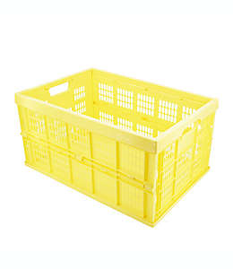 Caja grande de polipropileno Simply Essential™ color amarillo