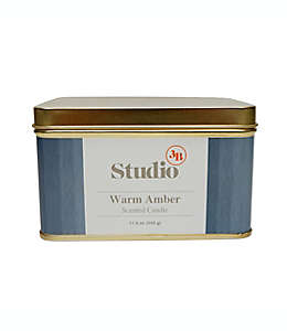 Vela en lata Studio 3B™ aroma Warm Amber de 311.84 g