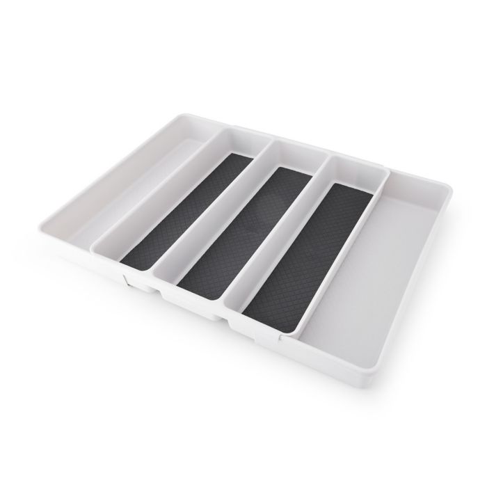Organizador de despensa de polipropileno Simply Essential™ para puerta  color blanco/gris