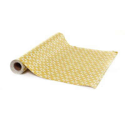 Forro no adhesivo para cajón y repisa Con-Tact® diseño Starburst dorado, 45.72 cm x 2.43 m