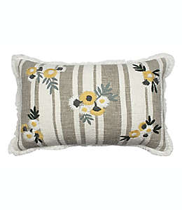Cojín decorativo de algodón Bee & Willow™ Home con diseño a rayas y floral