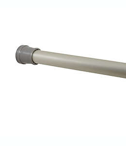 Cortinero ajustable para baño Squared Away™ NeverRust™ de aluminio color níquel cepillado, 1.01 m