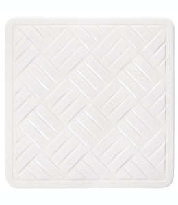 Antiderrapantes de PVC para tina Simply Essential™ color blanco, 5 pzas.