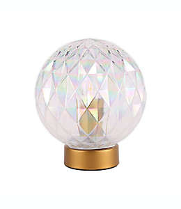 Lámpara LED de mesa de vidrio Wild Sage™ Etched