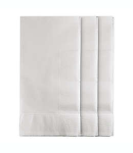 Toallas desechables de papel Simply Essential™ color blanco brillante, 100 piezas