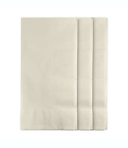 Toallas desechables de papel Simply Essential™ color blanco garceta, 100 piezas