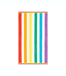 Toalla de playa de algodón H for Happy™ Jacquard con diseño de arcoíris