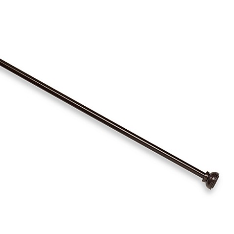 Curtains Ideas 36 inch cafe curtains : Basic Window Curtain Rods - Wood & Brass Curtain Rods - Bed Bath ...