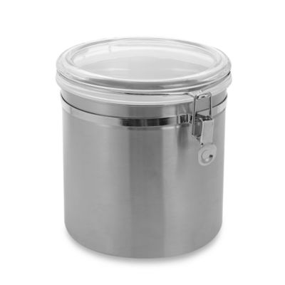 Oggi™ Brushed Stainless Steel Canister - Bed Bath & Beyond