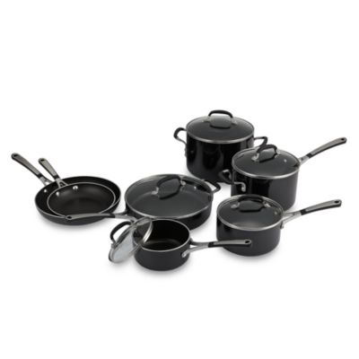 Simply Calphalon® Black Enamel Nonstick 14-Piece Cookware Set ...