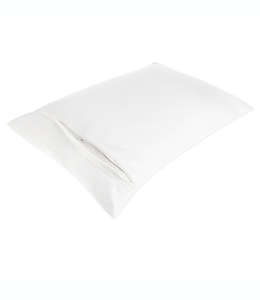 Funda estándar/queen protectora de algodón para almohada Nestwell™ color blanco