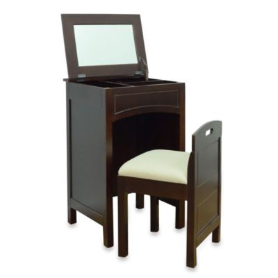 Storage & Shower Benches | Bathroom Vanity Sets & Stools ... - image of Cheswick Vanity Set in Espresso