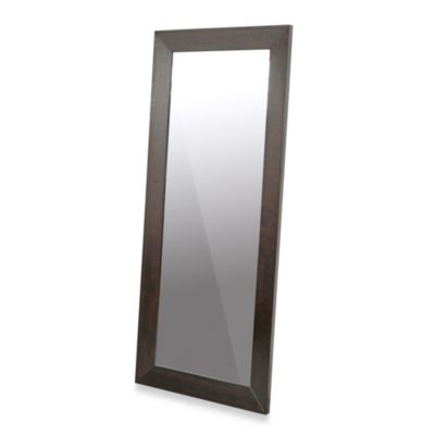 Daffodil Dark Brown Wood Frame Leaner Mirror  Bed Bath \u0026 Beyond