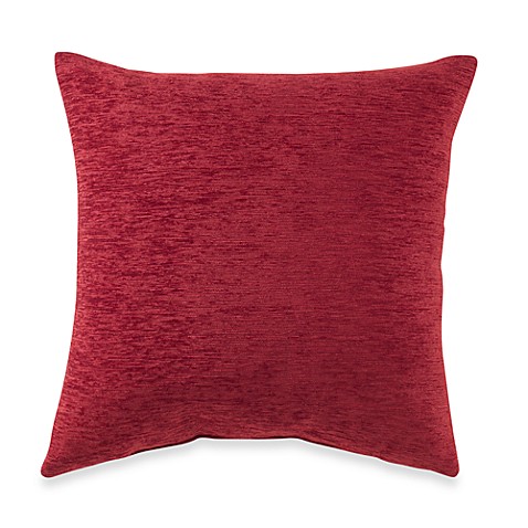 Buy Crown Chenille Throw Pillow in Red (Set of 2) from Bed Bath & Beyond