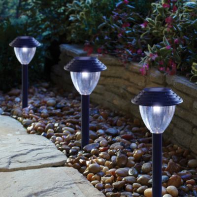 solar lights pathway path beyond bath bed bedbathandbeyond lighting way