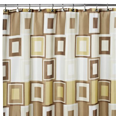 Contempo 108Inch x 72Inch Fabric Shower Curtain  Bed Bath  Beyond