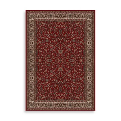 Concord Global Trading Jewel Kashan Rug in Red - Bed Bath & Beyond