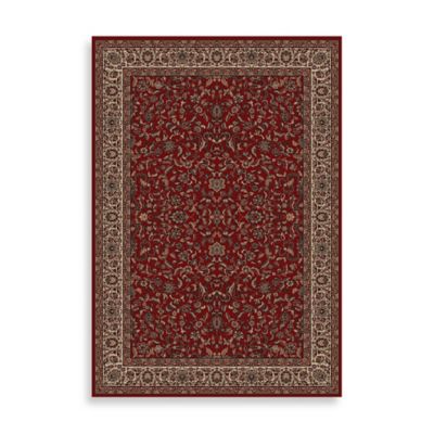 Concord Global Trading Jewel Kashan Rug in Red - Bed Bath & Beyond