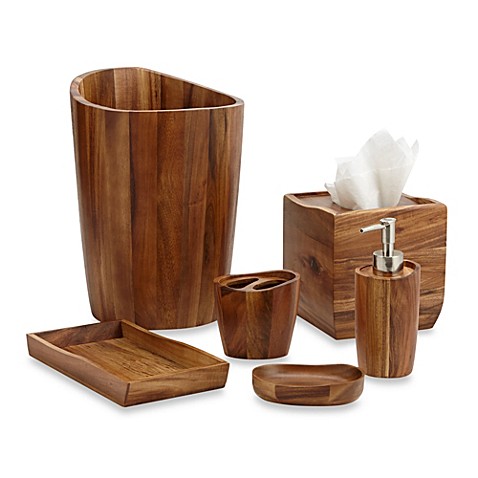 Acacia Vanity Bathroom Accessories - Bed Bath u0026 Beyond