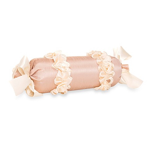 Decorative Pillows > Glenna Jean Ribbons & Roses Roll Pillow from Buy Buy Baby