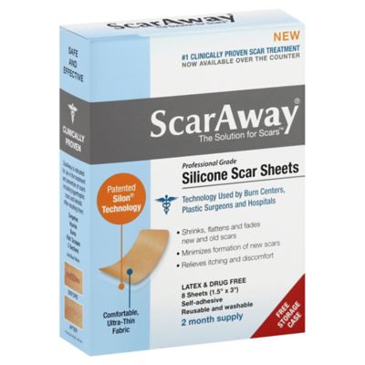 ScarAway® 8-Count Silicone Scar Sheets - Bed Bath & Beyond