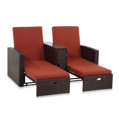Wicker Double Chaise Lounge - Bed Bath & Beyond