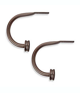 Sujetacortinas de acero Cambria® Premier Complete color bronce aceitado Set de 2