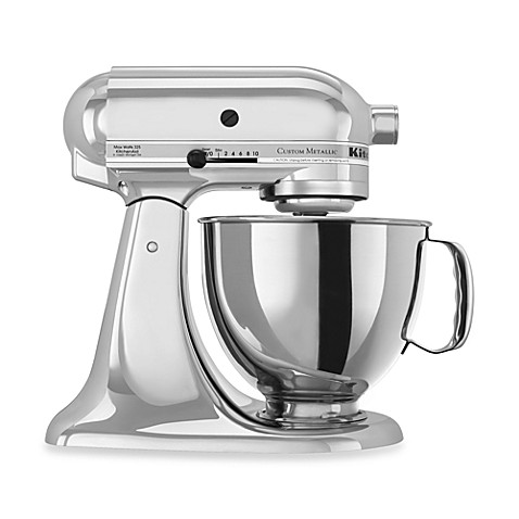 KitchenAid? 5-Quart Artisan? Custom Metallic Stand Mixer in Chrome