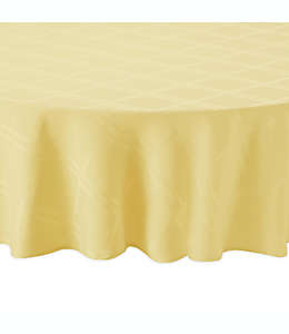 Mantel liso redondo de poliéster Wamsutta® color amarillo canario