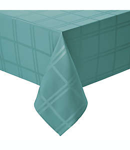 Mantel liso rectangular de poliéster Wamsutta® color azul turquesa