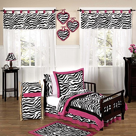 Sweet Jojo Designs Funky Zebra Toddler Bedding Collection ...