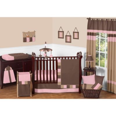 28 Brown And Pink Crib Bedding Items Similar To Pink And