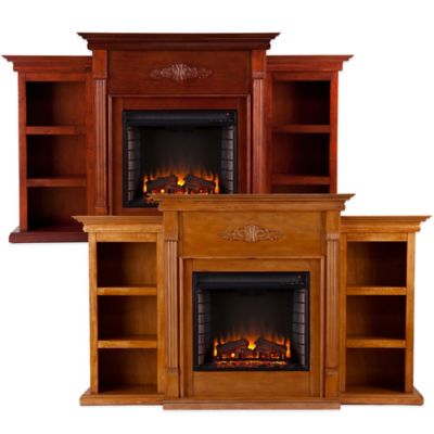 Southern Enterprises Tennyson Electric Fireplace with ...