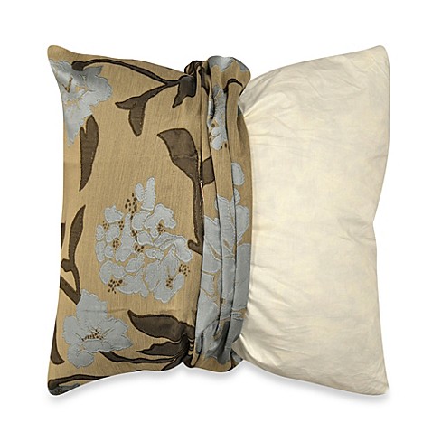 Buy MYOP Gardenia Square Throw Pillow Cover in Blue from Bed Bath & Beyond
