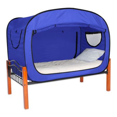 Buy Privacy Pop Size Twin XL Bed Tent in Blue from Bed Bath & Beyond