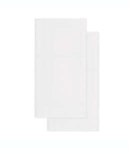 Servilletas de poliéster Wamsutta® lisas color blanco, Set de 2 piezas