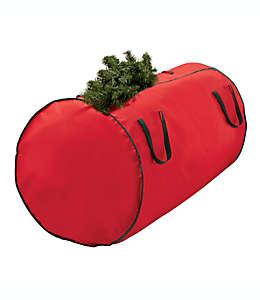 Bolsa de poliéster para árbol de Navidad Winter Wonderland de 1.47 m color rojo/verde