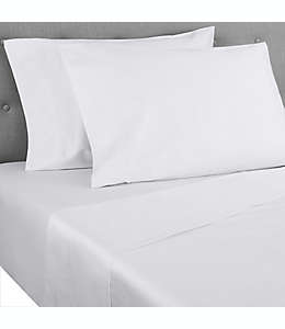 Set de sábanas individuales de algodón NestWell™ de 500 hilos color blanco brillante