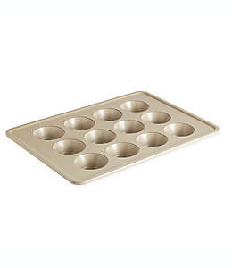 Molde para 12 muffins de acero Our Table™ color beige