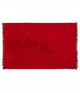 Tapete para baño de algodón Bee & Willow™ navideño de 50.8 x 76.2 cm color rojo