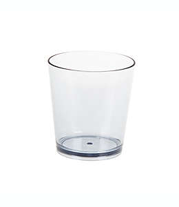 Vaso doble old fashioned de plástico Simply Essential™ Blue Tapered